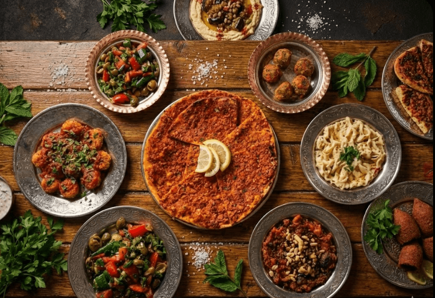 A selection of dishes from the Süheyla dinner table